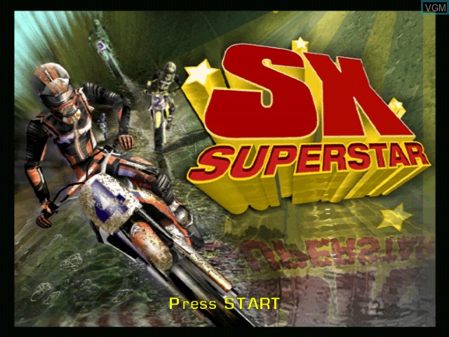 Title screen of the game SX Superstar on Microsoft Xbox