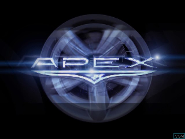 Title screen of the game Apex on Microsoft Xbox