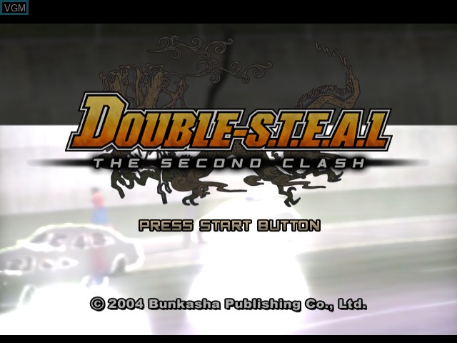 Title screen of the game Double S.T.E.A.L. The Second Clash on Microsoft Xbox