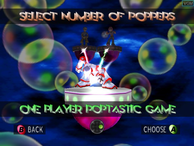 Menu screen of the game Super Bubble Pop on Microsoft Xbox
