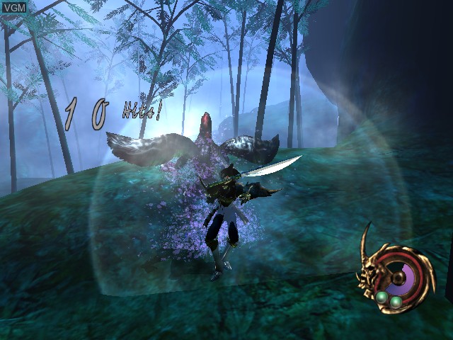 In-game screen of the game Otogi - Myth of Demons on Microsoft Xbox