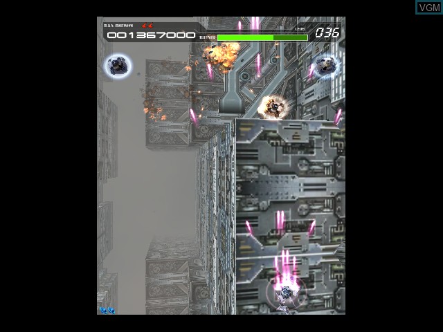 In-game screen of the game Psyvariar 2 - Extend Edition on Microsoft Xbox
