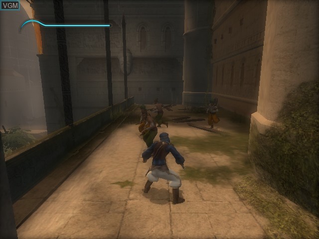 In-game screen of the game Prince of Persia - The Two Thrones on Microsoft Xbox