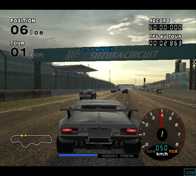 In-game screen of the game R - Racing on Microsoft Xbox