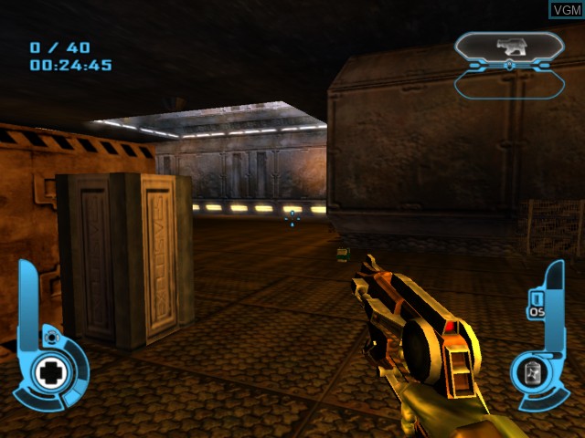 In-game screen of the game Judge Dredd - Dredd VS Death on Microsoft Xbox