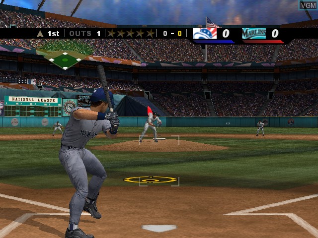 In-game screen of the game MLB SlugFest - Loaded on Microsoft Xbox