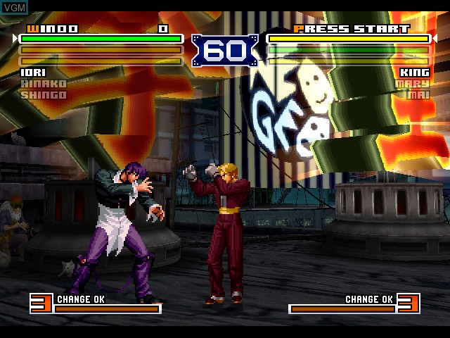 In-game screen of the game King of Fighters 2003, The on Microsoft Xbox