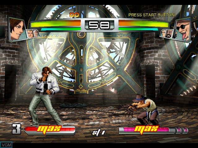 In-game screen of the game King of Fighters NeoWave, The on Microsoft Xbox