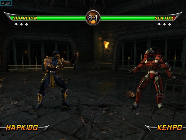 In-game screen of the game Mortal Kombat - Armageddon on Microsoft Xbox