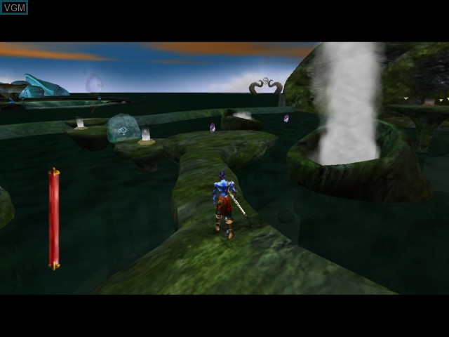 In-game screen of the game Azurik - Rise of Perathia on Microsoft Xbox