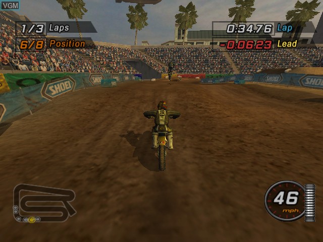 In-game screen of the game MTX Mototrax on Microsoft Xbox