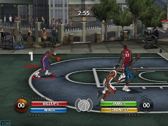 In-game screen of the game NBA Ballers - Phenom on Microsoft Xbox