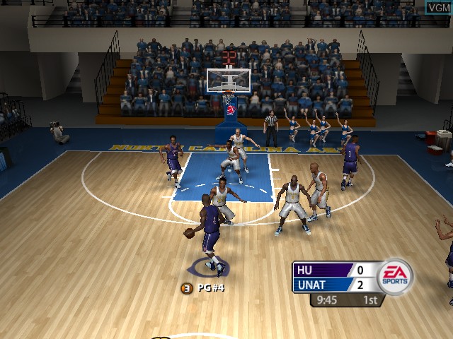 In-game screen of the game NCAA March Madness 06 on Microsoft Xbox