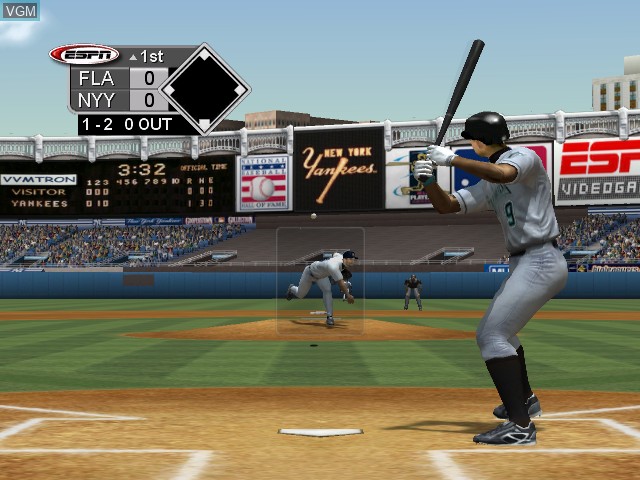 In-game screen of the game ESPN Major League Baseball on Microsoft Xbox