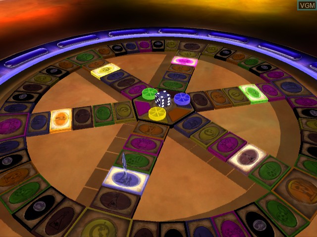 In-game screen of the game Trivial Pursuit Unhinged on Microsoft Xbox