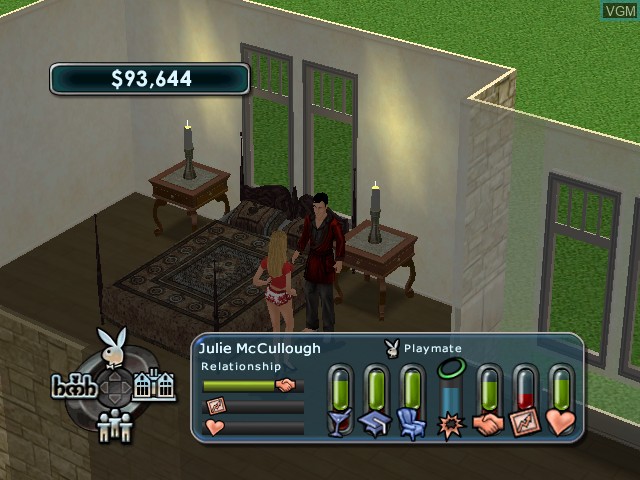 In-game screen of the game Playboy - The Mansion on Microsoft Xbox
