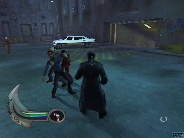 In-game screen of the game Blade II on Microsoft Xbox