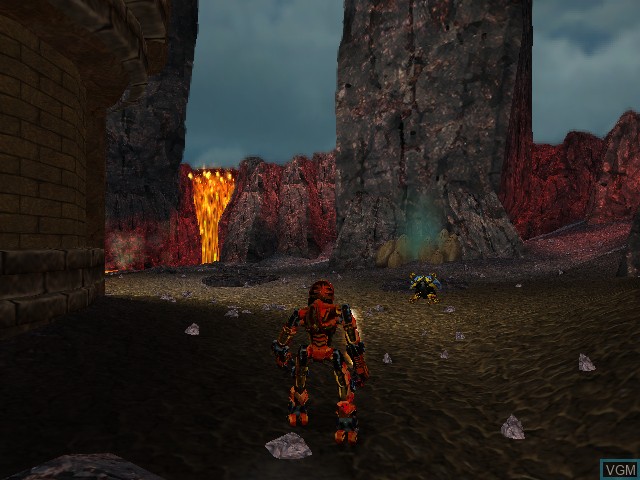 In-game screen of the game Bionicle on Microsoft Xbox