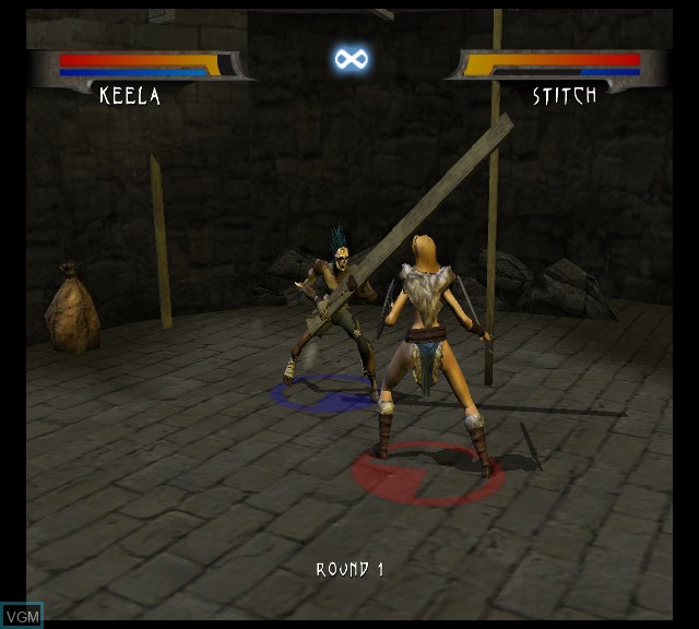 In-game screen of the game Barbarian on Microsoft Xbox