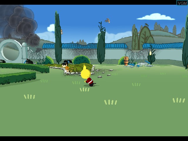 In-game screen of the game Xiaolin Showdown on Microsoft Xbox