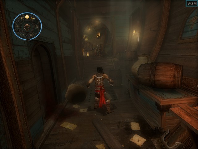 In-game screen of the game Prince of Persia - Warrior Within on Microsoft Xbox