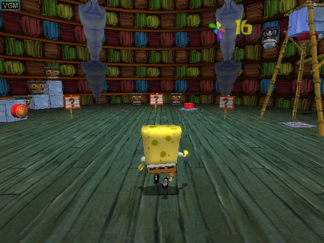 In-game screen of the game SpongeBob SquarePants - Battle for Bikini Bottom on Microsoft Xbox