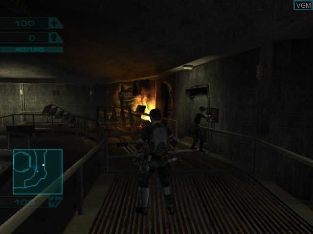 In-game screen of the game Terminator, The - Dawn of Fate on Microsoft Xbox