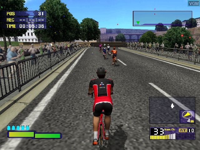 In-game screen of the game Tour de France, Le on Microsoft Xbox