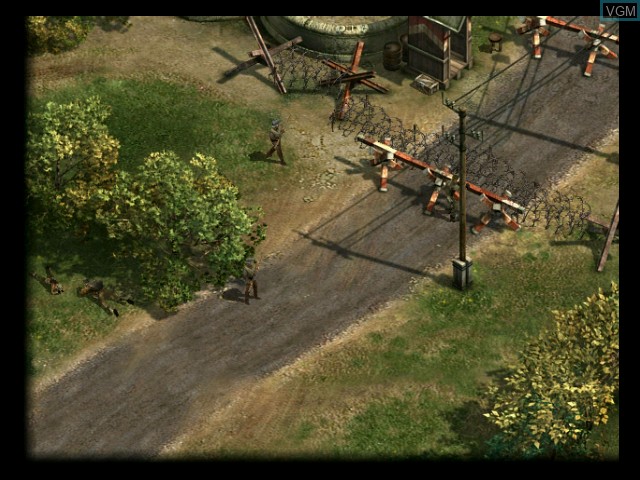 In-game screen of the game Commandos 2 - Men of Courage on Microsoft Xbox
