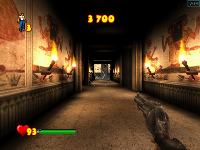 In-game screen of the game Serious Sam on Microsoft Xbox