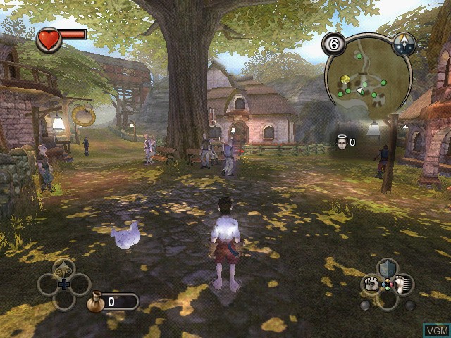 In-game screen of the game Fable - The Lost Chapters on Microsoft Xbox
