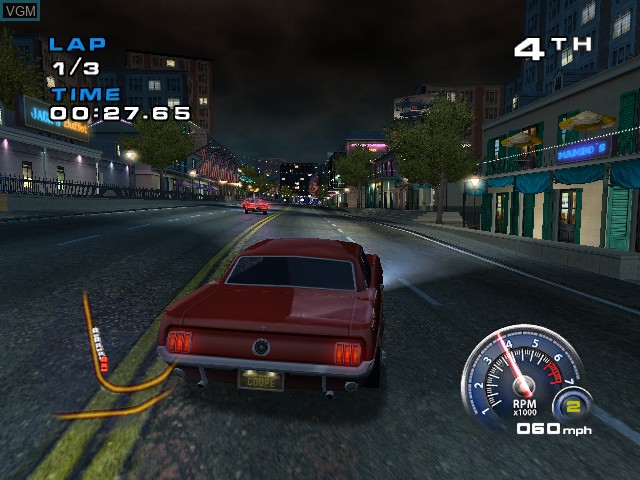 In-game screen of the game Ford Mustang - The Legend Lives on Microsoft Xbox