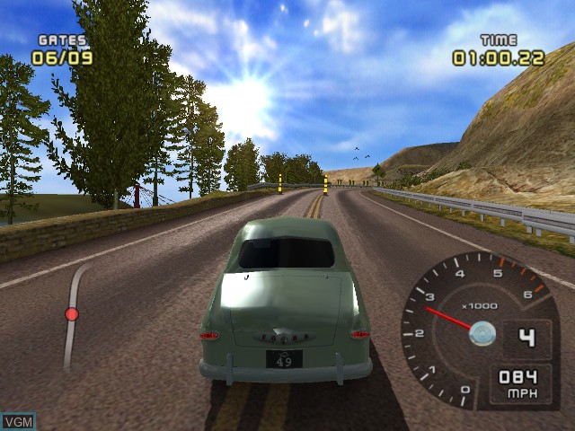 In-game screen of the game Ford Racing 2 on Microsoft Xbox