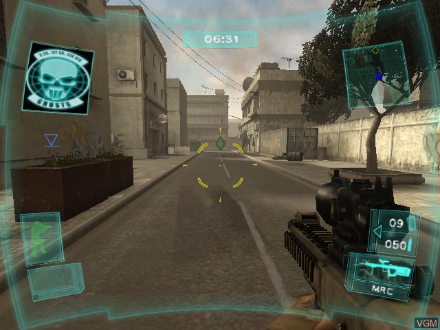 In-game screen of the game Tom Clancy's Ghost Recon Advanced Warfighter on Microsoft Xbox