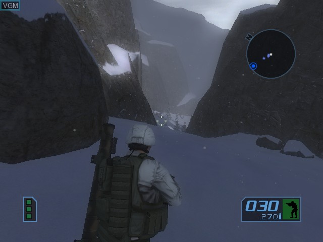 In-game screen of the game Tom Clancy's Ghost Recon 2 - Summit Strike on Microsoft Xbox
