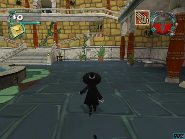 In-game screen of the game Spy vs. Spy on Microsoft Xbox