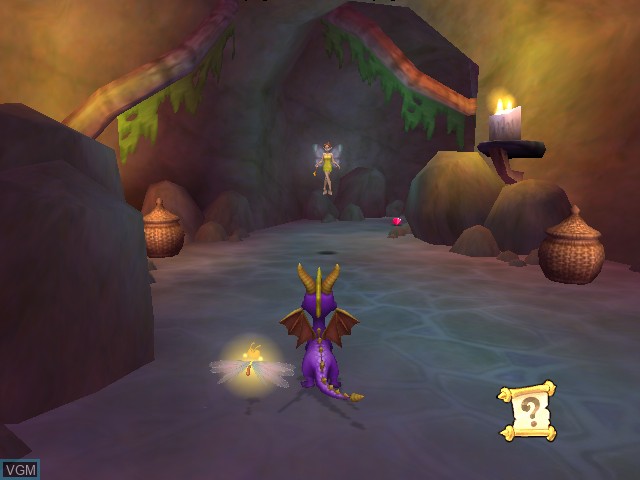 In-game screen of the game Spyro - A Hero's Tail on Microsoft Xbox