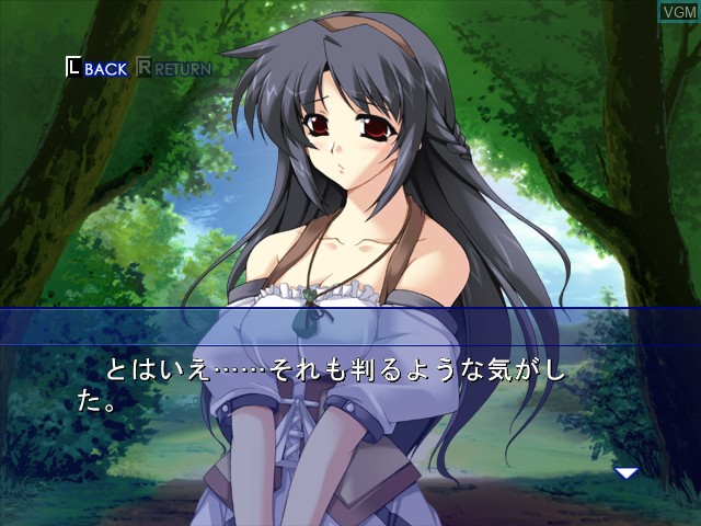 In-game screen of the game Aoi Namida on Microsoft Xbox