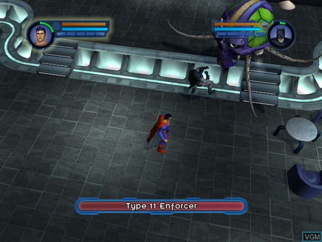 In-game screen of the game Justice League Heroes on Microsoft Xbox