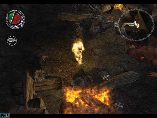 In-game screen of the game Bard's Tale, The on Microsoft Xbox