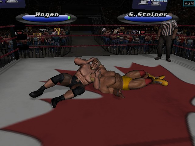 In-game screen of the game Legends of Wrestling II on Microsoft Xbox