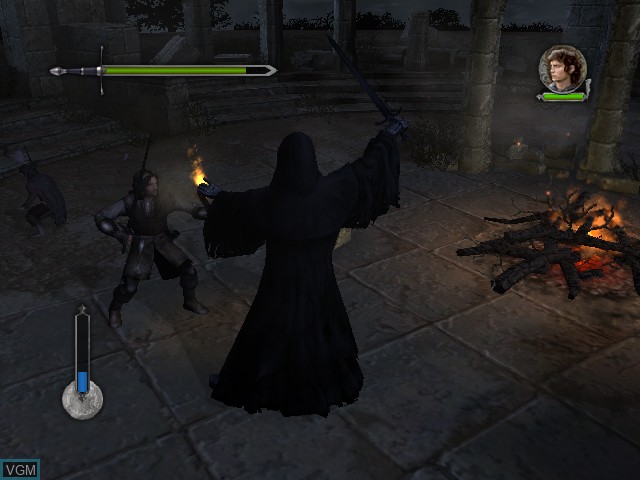 In-game screen of the game Lord of the Rings, The - The Two Towers on Microsoft Xbox