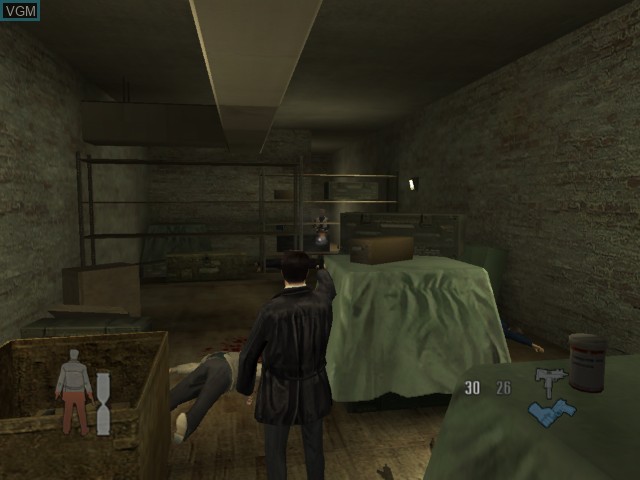 In-game screen of the game Max Payne 2 - The Fall of Max Payne on Microsoft Xbox