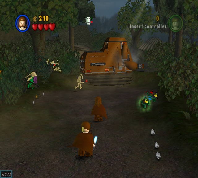 In-game screen of the game LEGO Star Wars on Microsoft Xbox