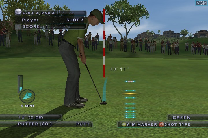 In-game screen of the game Links 2004 on Microsoft Xbox