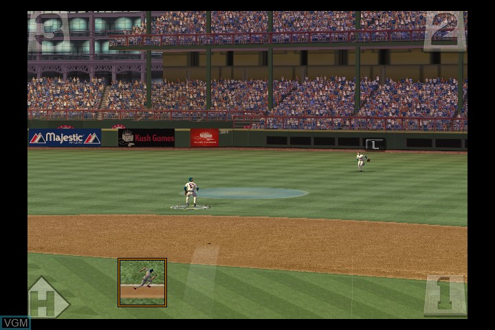 In-game screen of the game Major League Baseball 2K7 on Microsoft Xbox