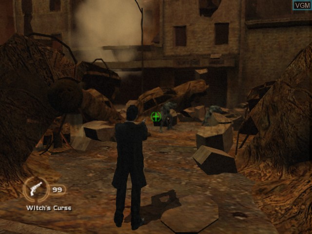 In-game screen of the game Constantine on Microsoft Xbox