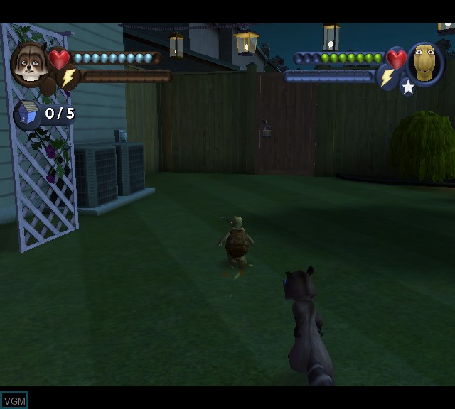 In-game screen of the game Over the Hedge on Microsoft Xbox