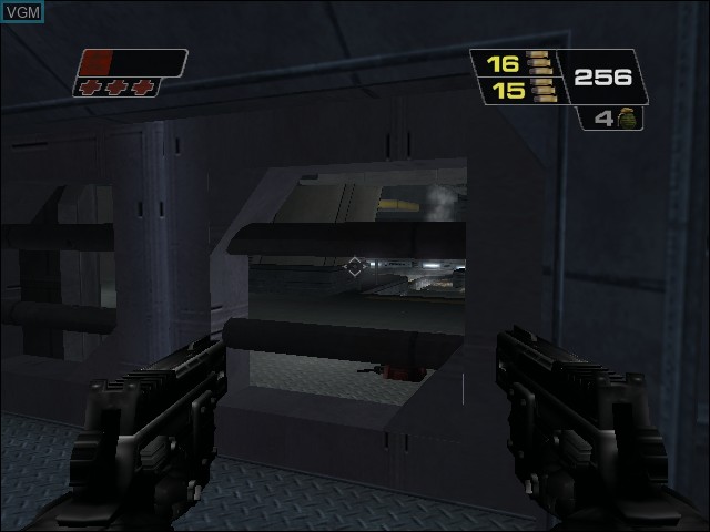 In-game screen of the game Red Faction II on Microsoft Xbox