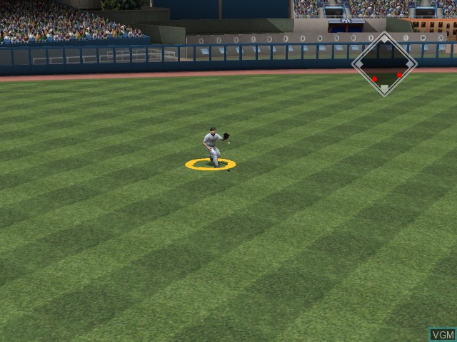 In-game screen of the game ESPN Major League Baseball on Microsoft Xbox